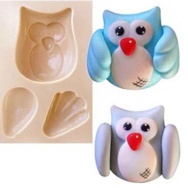 Imagem de Molde De Silicone Coruja, Resina, Confeitaria, Biscuit Molds Planet