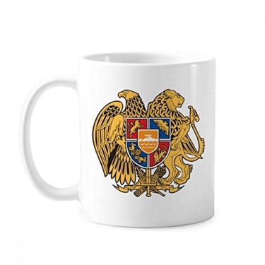 Imagem de Yerevan Armênia Caneca National Emblem Cerâmica Café Porcelana Utensílios de Mesa