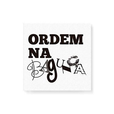 Imagem de Arte Maníacos Quadro Decorativo em Tela Canvas Ordem na Bagunça - 50x50cm