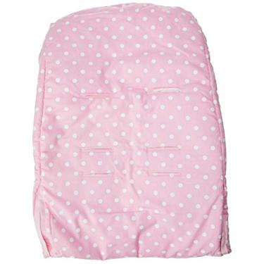 Imagem de Alan Pierre Baby Capa Para Carrinho - Pliko Sem Bordado, Rosa Com Bola Branca