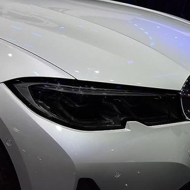 Imagem de LAVIYE Farol do carro película protetora transparente adesivo TPU preto para BMW F30 F10 G30 G20 G32 F07 G11 F15 F16 G01 G02 G05 G06 F48 F25