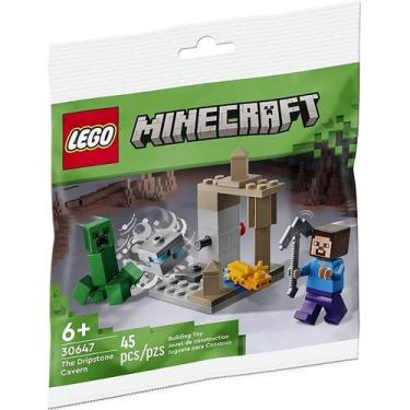 Brinquedo lego Minecraft A Caverna Da Montanha 21137 no Shoptime