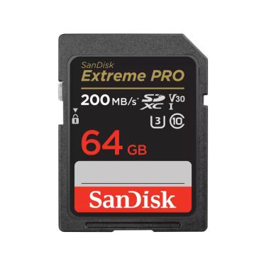 Imagem de Cartão de Memória Sandisk Extreme Pro UHS-I SDHC SDXC 64GB - SDSDXXU-064G-GN4IN