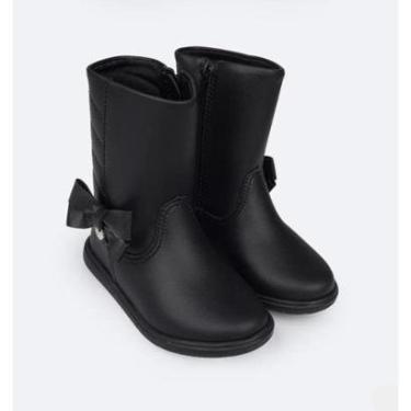 Imagem de BOTA INFANTIL CANO LONGO PAMPILI JUJUBA LAÇO LATERAL- 477005-Feminino