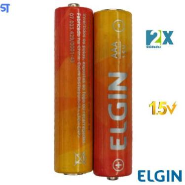 Imagem de Pilhas Palito Aaa 1,5V Elgin Com 2 Unidades