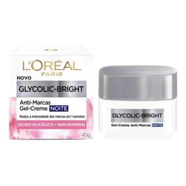 Imagem de Gel Creme Anti Marcas Noite L'oréal Paris Glycolic-Bright 49g - Loreal