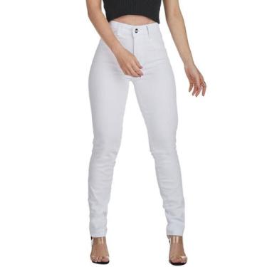 Imagem de Calça Jeans Feminina HNO Skinny Branca Premium - HNO Jeans, 50