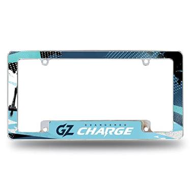 Imagem de Rico Industries Overwatch Esports Guangzhou Charge Standard 30,48 cm x 15,24 cm cromado moldura de placa automotiva para carro/caminhão/SUV