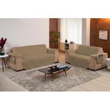 Imagem de Kit Protetor De Sofá Francielli 3 x 2 Lugares  - Florenza enxovais, av