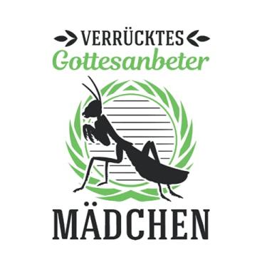 Imagem de Gottesanbeterin Tagesplaner: Verrücktes Gottesanbeter Mädchen Praying Mantis/Kalender 2022 / Wochenplaner Tagesplaner Planer/Planungsbuch To-Do-Liste / 6x9 Zoll / 100 ausfüllbare Seiten