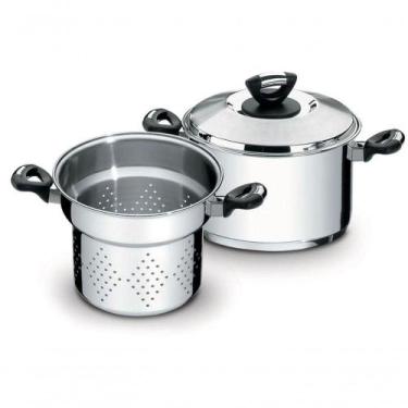 Imagem de Jogo Cozi-pasta Tramontina Solar Baquelite Em Aço Inox Fundo Triplo 2 