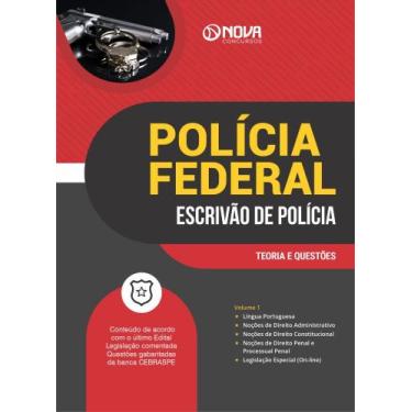 Imagem de Apostila PF 2024 - Escrivão de Polícia - Nova Concursos