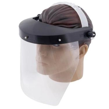 Imagem de Protetor Facial Incolor com Catraca de 8 Pol.-CARBOGRAFITE-010204210