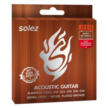 Imagem de Encordoamento para Violão SOLEZ - SLANPB10 calibre 0,10