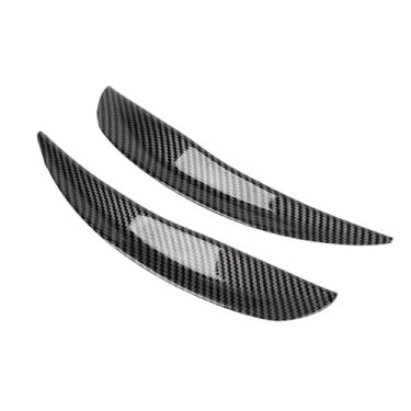 Imagem de Pneus de Roda Faixa de Sobrancelha, 1 par Pneus de Roda Faixa de Sobrancelha 23 Cm Esquerda à Direita de Colisão de Colisão Anti -desbotamento de Guarda (Estilo de fibra de