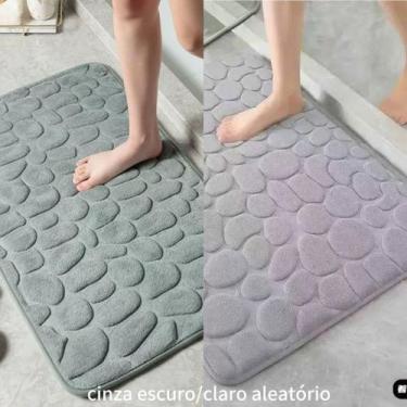 Imagem de kit 2 Tapete Soft Antiderrapante para Banheiro, Sala e Quarto com Dive