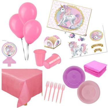 Imagem de Kit Festa Aniversário Infantil Unicórnio