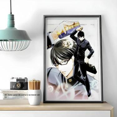 Imagem de Sakamoto Anime Poster Autoadesivo À Prova D'água Adesivo De Papel Para