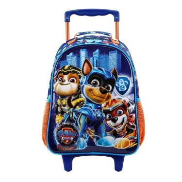 Imagem de Mochila Rodas Escolar Patrulha Canina Meninos Passeio Casual