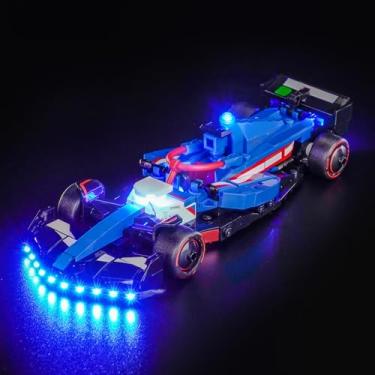 Imagem de LocoLee Kit de luz compatível com Lego 77246 Visa Cash App RB VCARB 01 F1 Carro de corrida – Sem modelo apenas luz, acessórios de iluminação LED compatíveis com o aplicativo Lego Visa Cash VCARB 01 F1