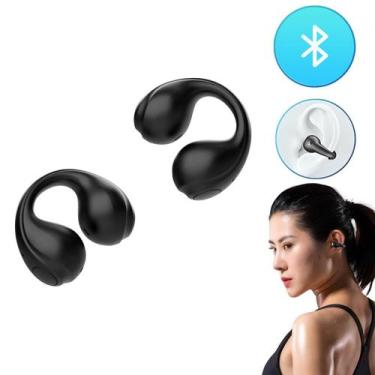 Imagem de Fone De Ouvido Bluetooth Sem Fio Earcuffs Esportivo Brinco - ONYON