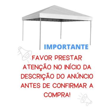 Imagem de Tenda piramide 7,00x7,00 metros - Goiania Tendas, Branco, 3,00m