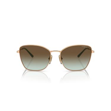 Imagem de Óculos de Sol Vogue Eyewear 0VO4279S 5152E8 Tam 58 / Rose Gold - Lentes Verde Gradiente