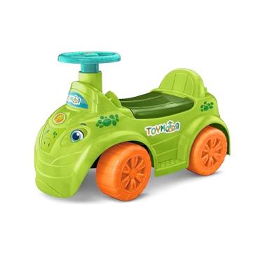 Imagem de Roma Jensen Br, Roma Brinquedos Carrinho de Passear Toymotor Dino, 52 cm, Cor Verde, Suporta até 30 Kg