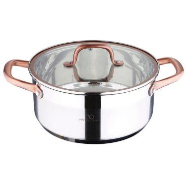 Imagem de Caçarola Copper 24cm Indução Infinity Chefs Bergner