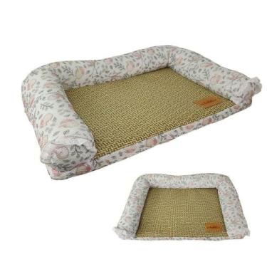 Imagem de Cama r Felino Gato Pet Almofada Lavavel Esteira Resistente Espaçoso Ma