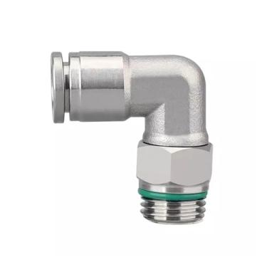 Imagem de 10 peças de encaixe de mangueira pneumática de aço inoxidável 304 1/8 1/4 3/8 1/2 PL Conector de tubo de ar de liberação rápida 4 mm 6 mm 8 mm (PL12-G04)