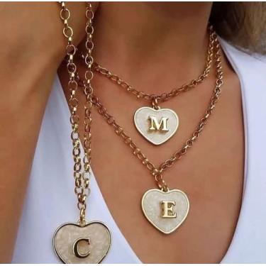 Imagem de Colar de letras - Bijuterias Bella 