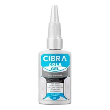 Imagem de Cola Instantânea Cibra Bond Gel 20g Secagem Rápida Uso Geral