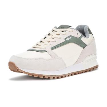 Imagem de BOSS Tênis feminino Parkour Runn, Cinza/musgo, 43