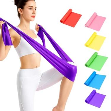 Imagem de Faixa Elástica Thera Band de Resistência PREMIUM para Fisioterapia, Fortalecimento, Exercícios Funcionais, Yoga e Pilates (CORES SORTIDAS)