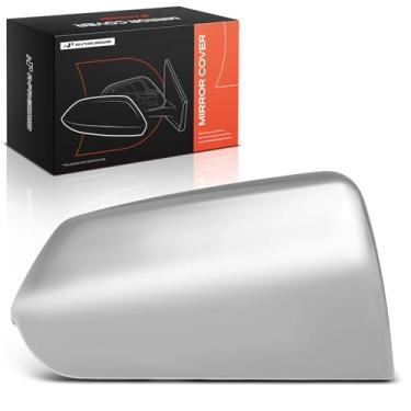 Imagem de A-Premium Tampa do espelho retrovisor do lado do passageiro - compatível com Chevrolet Tahoe Suburban e GMC Yukon XL e Cadillac Escalade, 2021 2022 2023 2024 - cromada, sem furo de seta