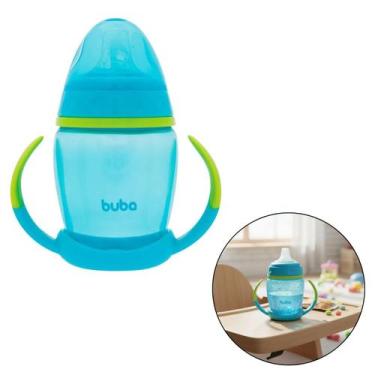 Imagem de Copinho De Bebê Alça Removível Buba Infantil +6m Cor Azul Rosa, AZUL