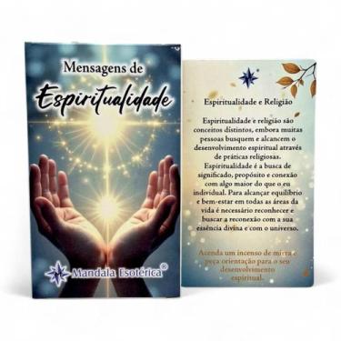 Imagem de Baralho Mensagens de Espiritualidade 52 Cartas Plastificadas - mandala