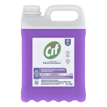 Imagem de Desinf cif conc. lavanda 5l unilever - UNILEVER PRO