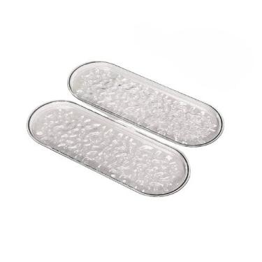 Imagem de Bandeja Organizadora Média 31x11x1cm Acrílico Lavabo Café Escritório Maquiagem Cosméticos(1pç)