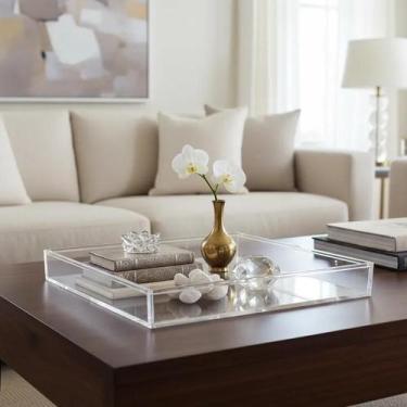 Imagem de Bandeja SUPER Luxo feita toda no Acrílico de 8mm - Fabricação Própria,