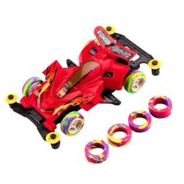 Imagem de Carrinho de corrida Mini 4WD com Pneu Intercambiáveis Coloridos Super 