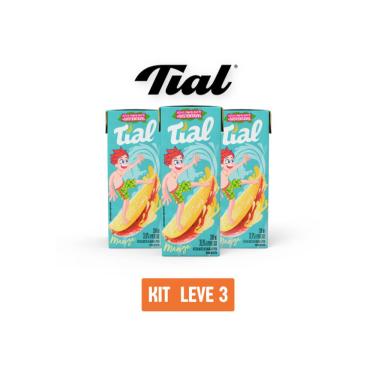 Imagem de Suco Néctar Tial Kids Manga 200Ml - Kit 3 Unidades