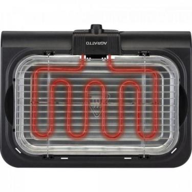 Imagem de Churrasqueira Elétrica Portátil Agratto CH2-02 Mr.Cheff 2000W Preto 220V