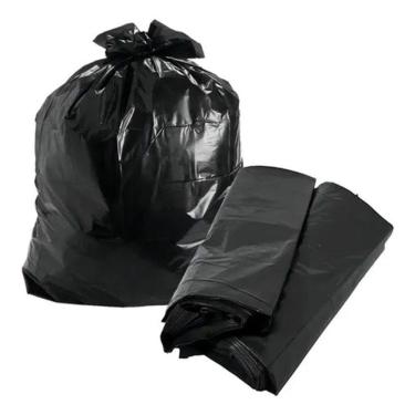 Imagem de Saco de Lixo Pesado Preto 100L 75X90X0,10 Pacote com 100 Unidades Higipack