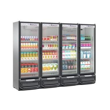 Imagem de Expositor Vertical 4 Portas GCVR1950 Inox 220V Gelopar