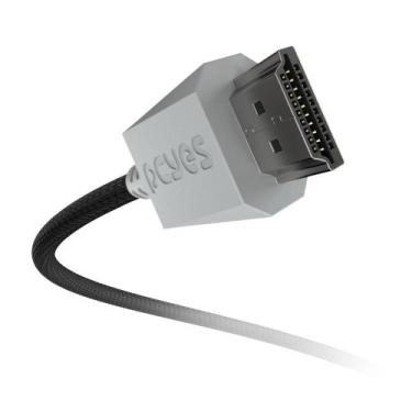 Imagem de Cabo HDMI ULTRA 2.1 8K 1080/144HZ - Conec. Cinza - 1 Metro - NYLON - P