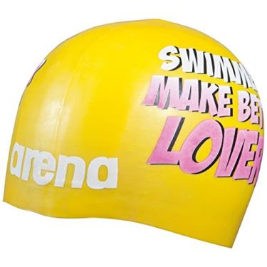 Imagem de Arena Touca Poolish Moulded Lovers Amarelo