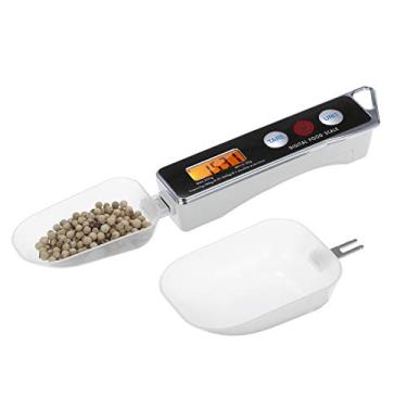 Imagem de Zwbfu Balança de Colher Digital Balança de Colher de Medição Eletrônica Balança de Colher Para Cozinha Doméstica Balança de Alimentos com Função de Tara Capacde 0, 05G A 500G Unde de Orte G Preto