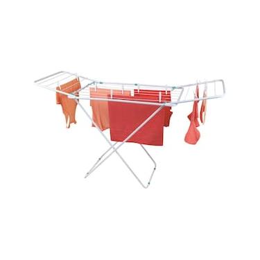 Imagem de Varal de Chão Mor 6005 em Aço Dobrável com Abas - Branco